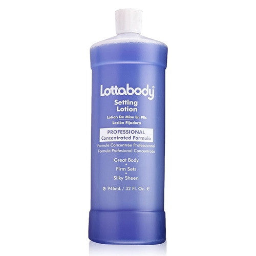 Lottabody Setting Hair Lotion For Relax and Natural Hair, 32 Oz
